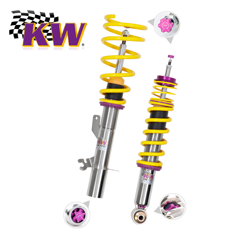 型式:3DA-AUDFG｜KW｜KW Coilovers Version-3 [耐荷重] F:～1090 / R:～1010｜フォルクスワーゲン ゴルフ  (GOLF7)用｜パーツならEDGE！